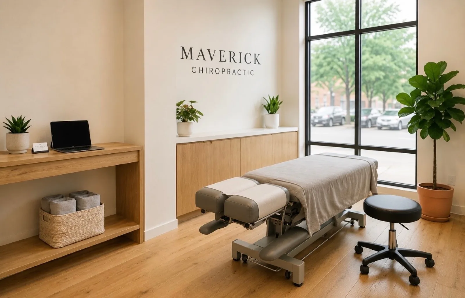 Maverick Chiropractic treatment room interior